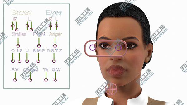 images/goods_img/20210312/3D Light Skin Business Style Woman Rigged/4.jpg
